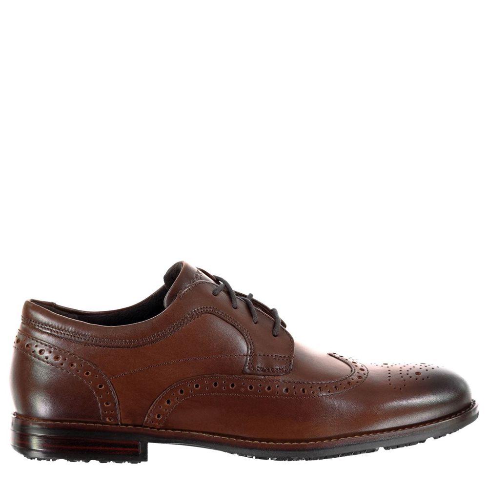 Sapatos Oxford Homem Rockport Dust Brogues Pretas,Portugal YXIOL-0182